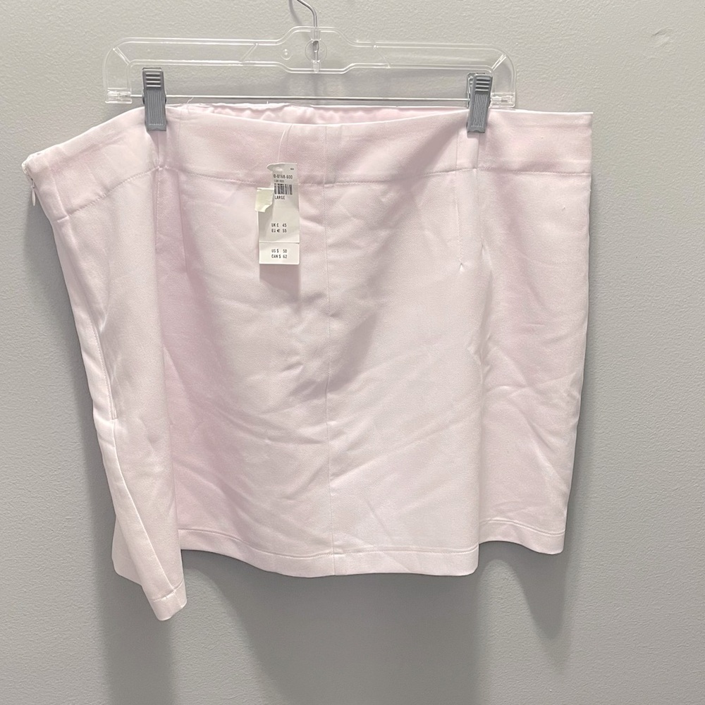 Abercrombie & Fitch NEW Women's Pink Tailored Mini Skirt Size XL